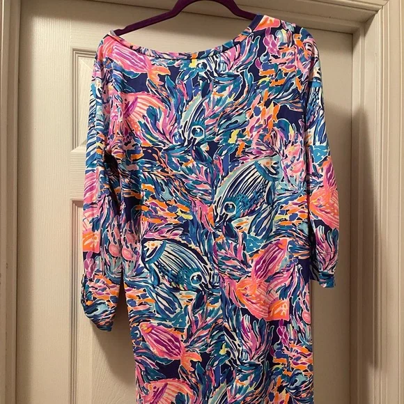 Lilly Pulitzer Seas The Day Linden Dress - Picture 2 of 3